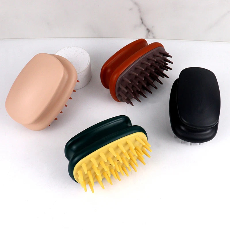 Silicone Head Massager Scalp Massage Brush Slimming Spa Bath Shower Body Hair Washing Comb High Quality Hairbrush Product