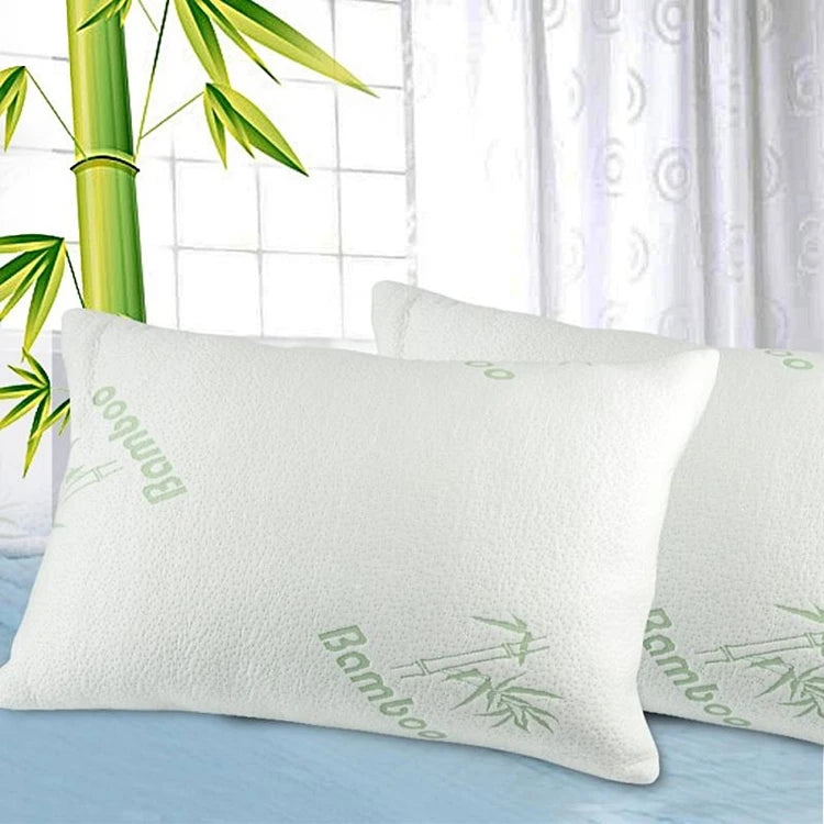 WJ-1322 MAIDISHI BREAD Shredded Memory Foam Pillow Super Soft Removable Washable Polyester/Cotton Cover Airplane Nursing Hotel