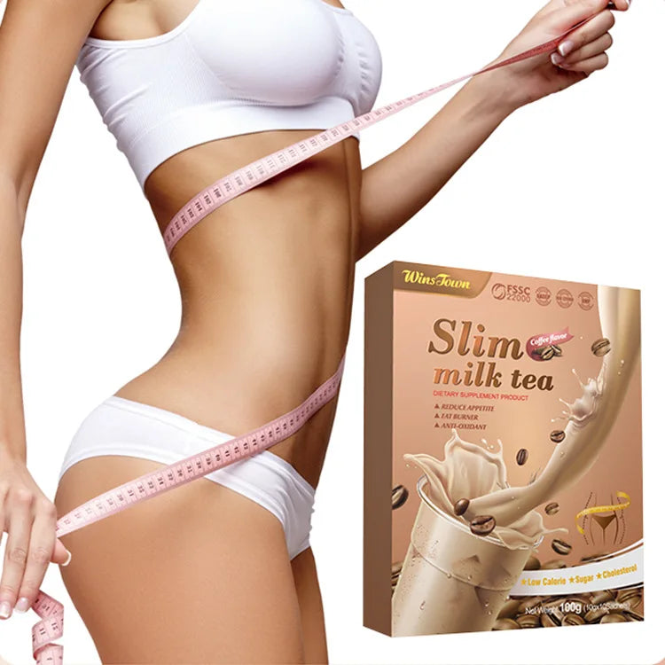 Custom Milk Slim Tea Best Slimming Herbal Fast Private Label Skinny Detox Burn Tummy Slim Milk Tea Bag