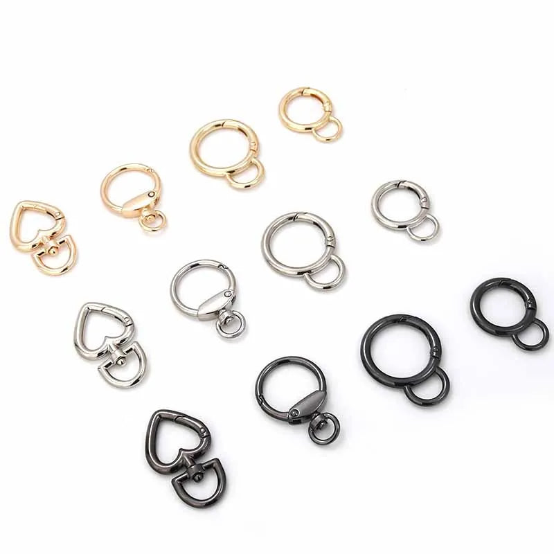 BC046 Wholesale Various Size Handbag Accessories Dog Chain Snap Clasp Bag Strap Buckles Hook