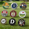 Other Golf Products Matt Black Metal Custom Golf Ball Marker Magnetic Golf Ball Marker