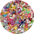Mixed  Simulation Drink Bottle Resin Charms Series Lucky Bag Lovely Cream Mobile Phone Shell Material DIY