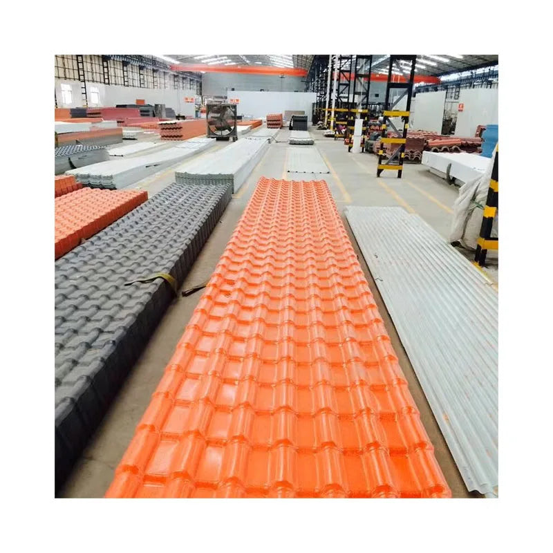 Construction Materials Solar Roof Tiles Corrugated UV Protect Roof Tile PVC Roofing Sheet