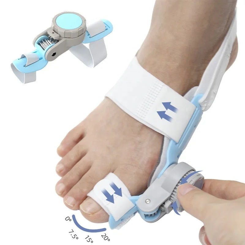New Arrival Adjustable Big Toe Splint Foot Bone Protrusion Overlapping Toe Separator Hallux Valgus Bunion Corrector