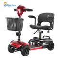 Wholesale All Terrain Fashion Portable 4 Wheels Lightweight Folding Electric Mobility Scooters for Handicapped