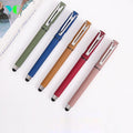 High End Business Retro Color Signature Gel Pen logo Printable Advertising Gift Plastic Pen Multifunctional Touch Ballpoint Pen