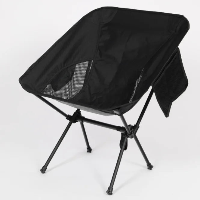 Lightweight Waterproof Oxford Cloth Metal Stainless Steel Folding Camping Chair Modern Moon Chair for Outdoor Use Hiking