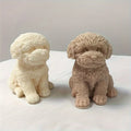 Handmade 3D Eco-Friendly Disposable Square Set Teddy Dog Candle Silicone Mold for Candle Soap Making