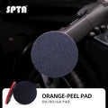 SPTA 3 Inch Orange Peel Remover Denim Polishing Pad 1000 Grit Heavy Cutting Pad Hook & Loop Backing for Rotary & DA Polishers