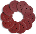DE Warehouse 24H Shipping Free Delivery 72Pcs 5-In Hook & Loop Sanding Discs - Aluminum Oxide 40-320 Grit 8-Hole Dustless