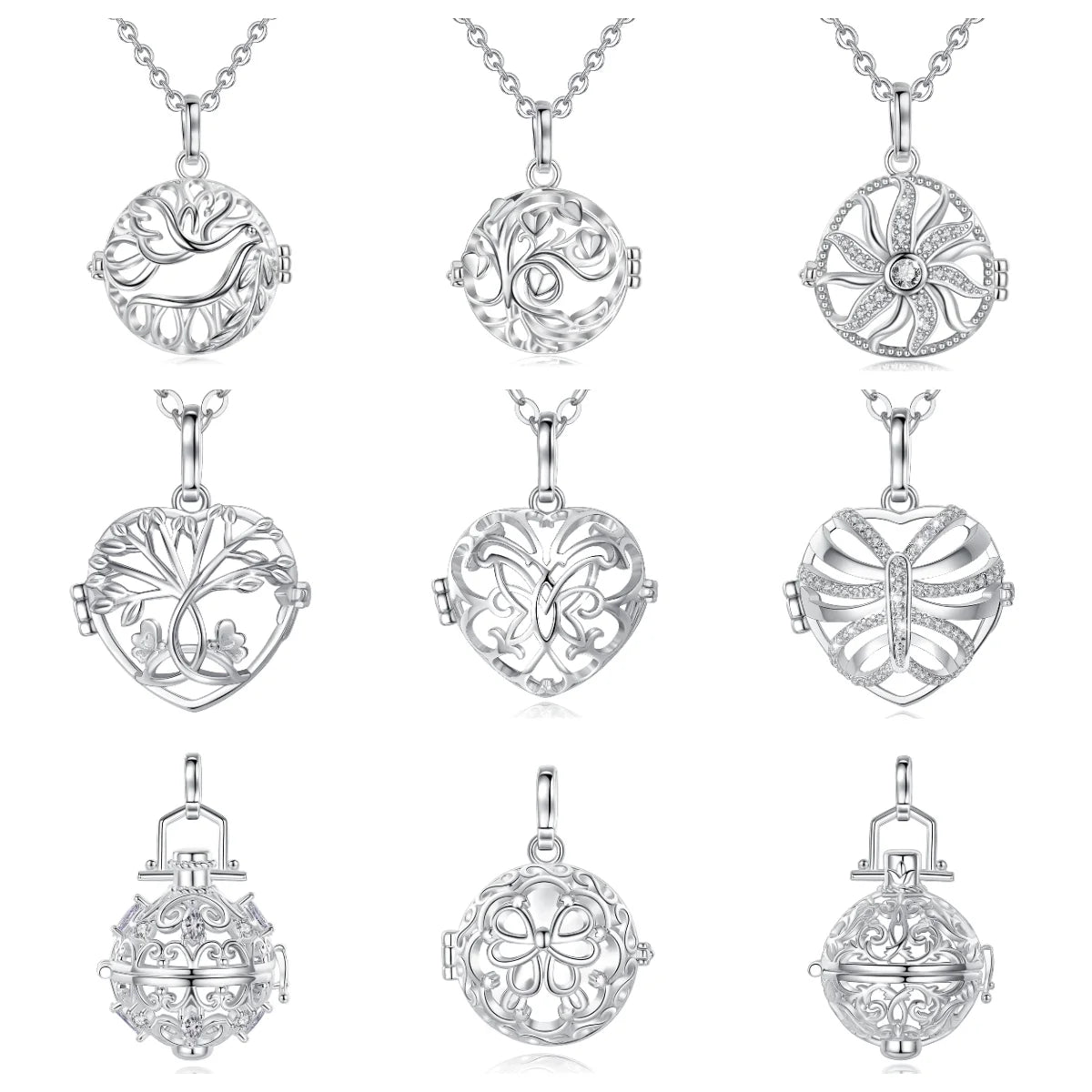 Merryshine Harmony Bells Angel Caller Maternity Custom Pregnancy Chime Bola Necklace Handcrafted Spiritual Chime for Pregnancy