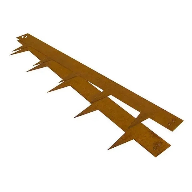 JNZ Outdoor Metal Edging Garden Corten Steel Plate Lawn Edge Installation Wood Planter for Home Use