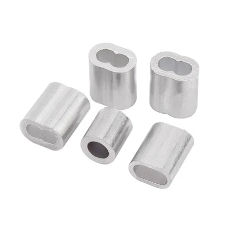 Cable Sleeve Bushing Wire Rope Sling Sleeve Hydraulic Aluminum Ferrule Aluminum Compression Sleeve