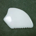 HZ Mushroom Gua Sha Masaj Facial Massager White Jade Guasha Jade Scraping Massage Tool