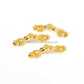 Stock Supply Box Accessories 42 X 10mm Zinc Alloy Material Gold Small Jewellery Box Handle