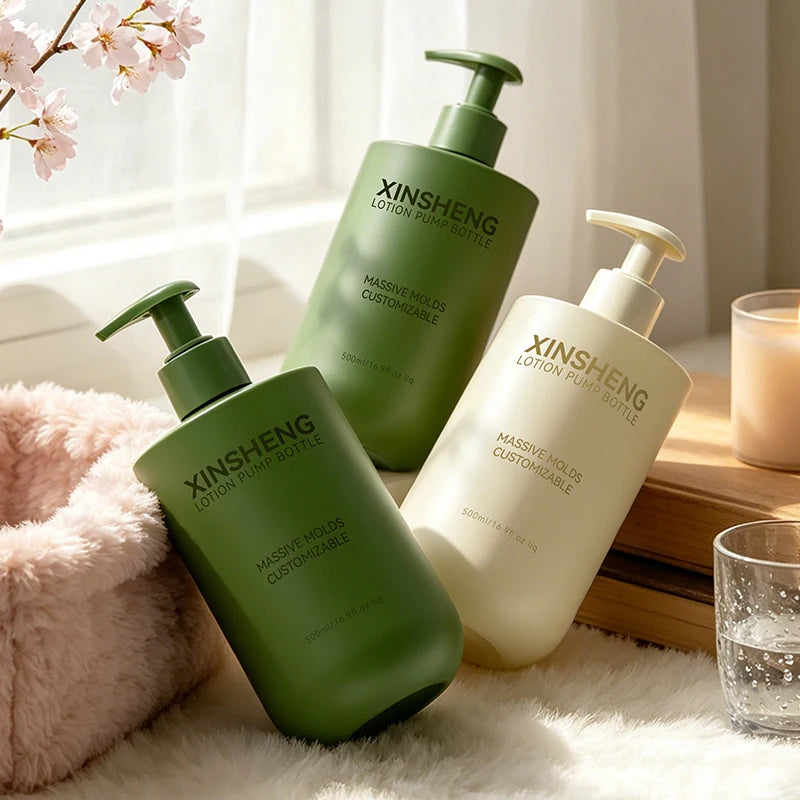 Factory Direct 500ml HDPE Plastic Shampoo and Body Wash Bottle Custom Logo Packaging Manufacturer Wholesale