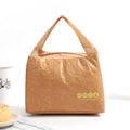 Lider Aluminum Foil Thermal Cooler Insulated Handled Lunch Bag Solar Panel Waterproof High Quality Portable Durable Brown Food