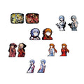 13CM 3 in 1 Classic manga girls dynamic picture Ev angelion anime motion sticker