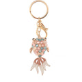 Factory Price Fish Shape Key Chain OEM Factory Wholesale Diamond Key Ring Customized Design Logo Sample OK Keychain