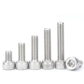Wholesale 304 Stainless Steel Plain Finish Cup Head Bolts M3 M4 M5 M6 Hex Socket Allen Key Screw DIN912