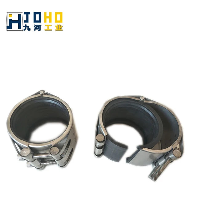 SS304 316 Stainless Steel Connector Emergency Quick Straight Oil Pipes Leak Coupling Repair Clamp