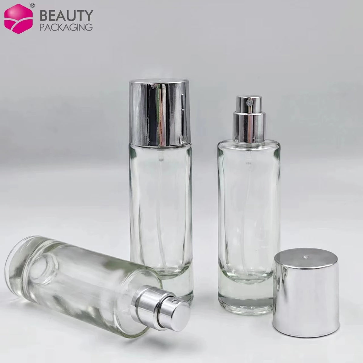 30ml Round Empty Luxury Perfume Packaging Bottle Spray Atomizer Glass Perfume Bottle
