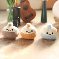 Peluches Plush Soft Cute Dumpling Keychain Cartoon Squishy Toys Fluffy Steamed Stuffed Bun Doll Plushie Birthday Partied Gifts