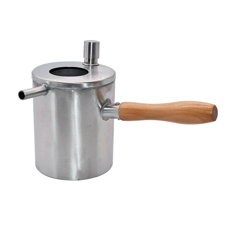Stainless Steel Beeswax Melting Pot Wax Melter Pot Candle Tool Beekeeping Tool