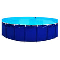 Large PVC Tarpaulin Fish Tank Biofloc Plastic Breeding Recycle System for Koi Fish Pond Farming Pond Excellent Recyclability