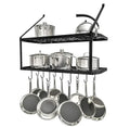 Kitchen Wall Mount Adjustable Hanging Pan Rack Hot Sell Pot Lid Organizer Rack Holder MegaBDM