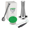 Coffee Capsules Refillable Compatible Empty Stainless Steel Espresso Cups Filters Tamper Spoon Coffee Tools