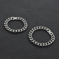 Factory Wholesale Fashion 10MM Stainless Steel Cuban Chain Bracelet Personalized Hip-hop Punk Style Men's Jewelry As Party Gifts