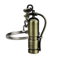 Promotion Custom logo Vintage Fire Extinguisher Keychain Alloy 3D Metal Key Chains Gift for Firefighters Student Fire Training
