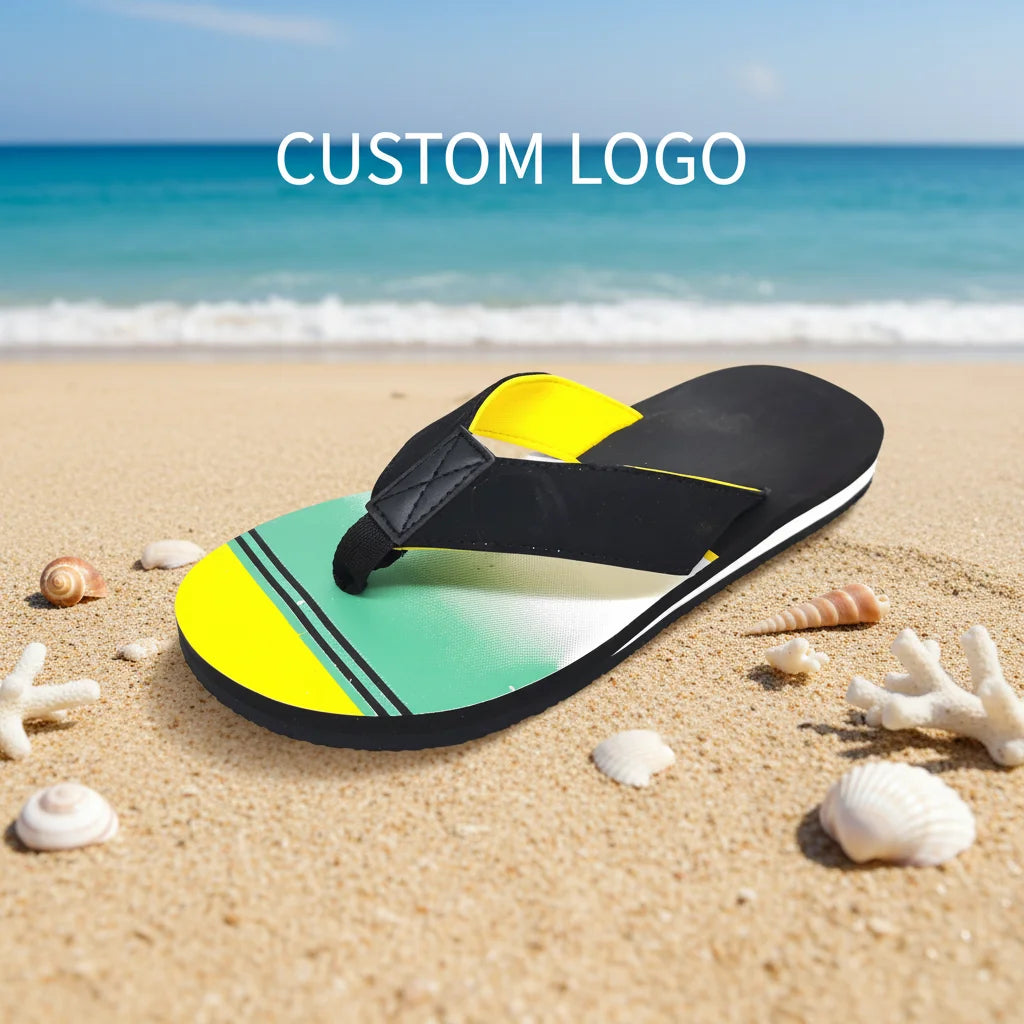 Nicecin Fuzhou Factory Custom Men Slipper Eva Slippers Eva Flip Flops for Outdoor Beach Sandal  Flip Flop