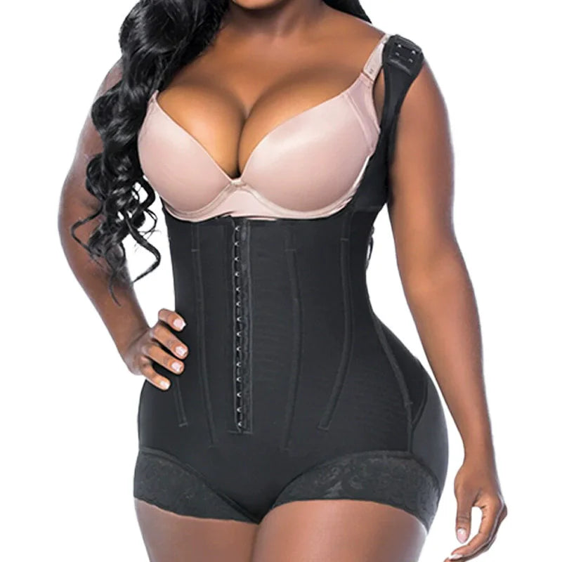 Shapewear for Women Bodysuit Colombian Fajas 8-bones High Compression Girdle Tummy Control Body Shaper