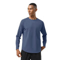 MAYYOUNG Fishing Hiking Running Workout Quick Dry Round Neck Gym Tops Long Sleeve Tee Shirts Pullover Casual T-Shirt for Men