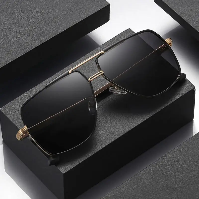 Manufacturer New Style Oversized Sun Glasses Sunglasses square Classical Spring Temples Mens Fashion Sunglasses