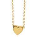 Latest High Quality 18K Gold Plated Stainless Steel Jewelry Simple Mini Heart Pendant  Necklace P213221