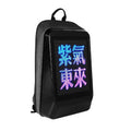 Crelander 2021 New High Quality Bluetooth Smart HD High Resolution Display Screen Display Black LED Backpack for Men