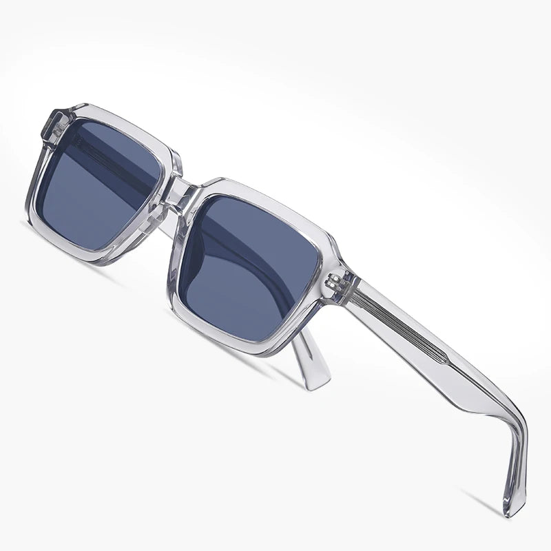DOISYER Luxury Classic Retro Acetate Sunglasses Custom Logo Square Designer Polarized Shades with Pink Frame Customizable Logo