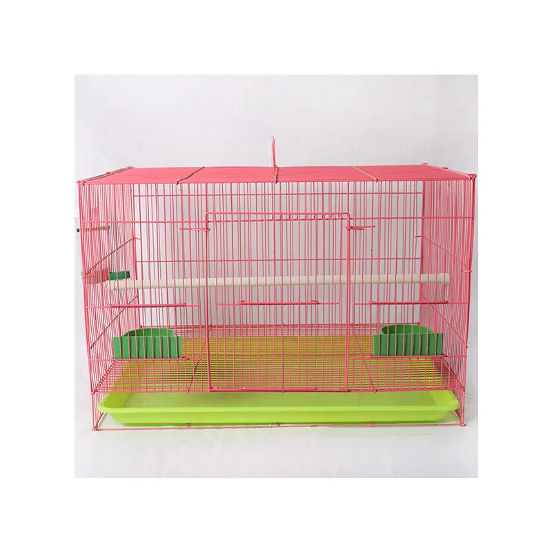 Large Bird Cage with Door Bird Carrier Colorful Parrot Bird Cages