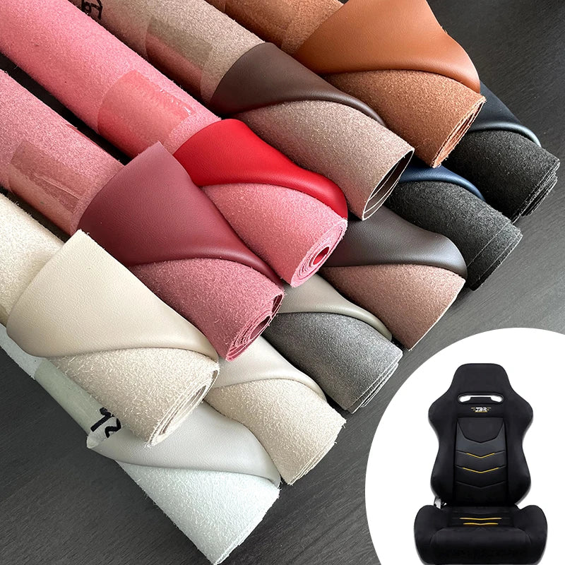 Hot Selling Embossed Litchi Pattern Automotive Leather Microfiber Waterproof for Car Seat