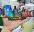 Printing Custom Reflection Waterproof Laser Hologram Die Cut Shiny Vinyl Adhesive Label Sticker