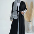 Loriya Customized Embroidery Cardigan Women Islamic Clothing Hot Selling High Quality Trend Abaya Palestinian Abaya