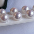 Chinese Freshwater Pearl Akoya White Round 3A  Perfect Circle Flawless Loose Beads Wholesale Price