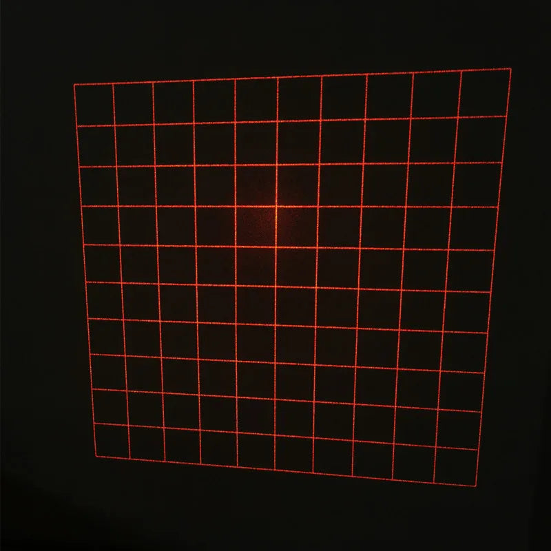 DOE 10x10 Grid Square Waterproof D20X90mm Focusable 650/660nm 5V Red 50mW 100mW 150mW 200mW Laser Module for Cutting Positioning
