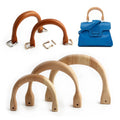 10-13-15m School Bag Top Carry U Shaped Handles Small Luxury Tote Bag Wood Detachable Buckles Durable Lightweight