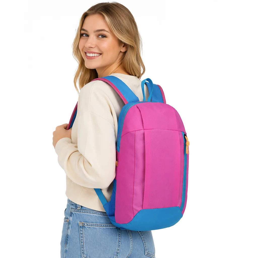 Free Sample Lightweight Portable Shoulder Backpack Hiking Daypacks Small Casual Outdoor Backpack Bag