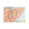 Christmas Themed Polymer Clay Sprinkles Lovely House Gingerbread Man Peppermint Candy Snowflake Slime Fillers for Nail Art Decor