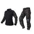 IDOGEAR Men G3 Camo Camouflage Clothing Tactical BDU Combat Uniforms with Knee Pads Elbow Pads Hunting Clothes Frog Suit